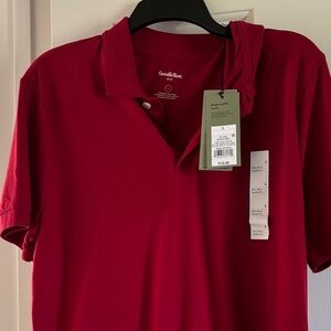 Goodfellow & Co Men's Classic Red Polo